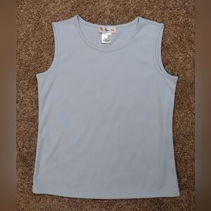 Maggie Sweet Powder Blue Tank Sleeveless Top Small